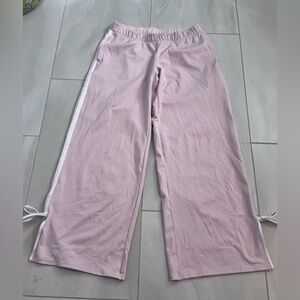 Gilly Hicks Light Pink women’s  Joggers with White Side Stripe
